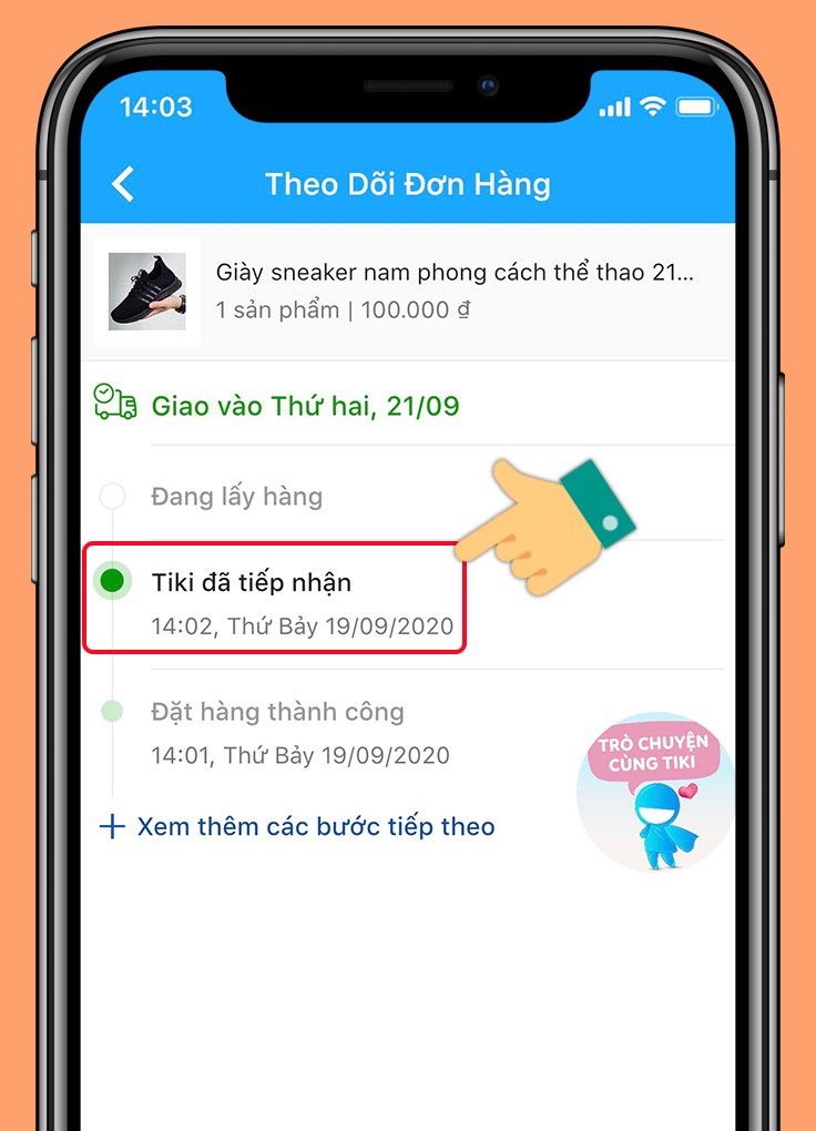 T&igrave;nh trạng đơn h&agrave;ng của bạn