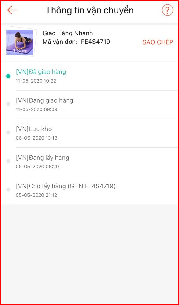 C&aacute;ch tra vị tr&iacute; đơn h&agrave;ng tr&ecirc;n ứng dụng Shopee B2