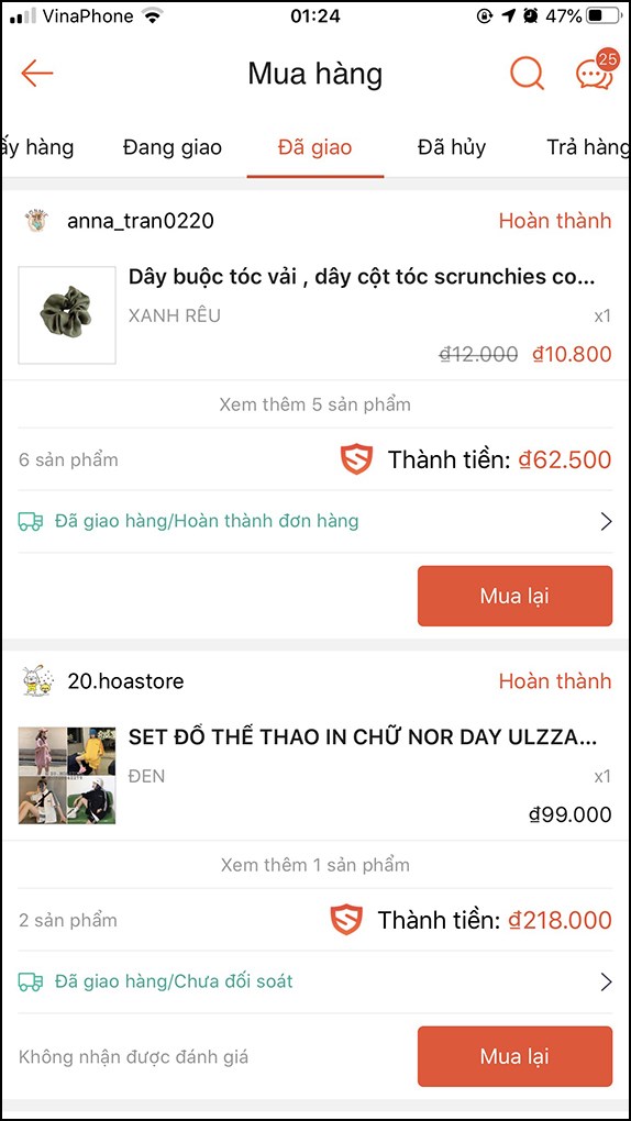 mua hang shopee