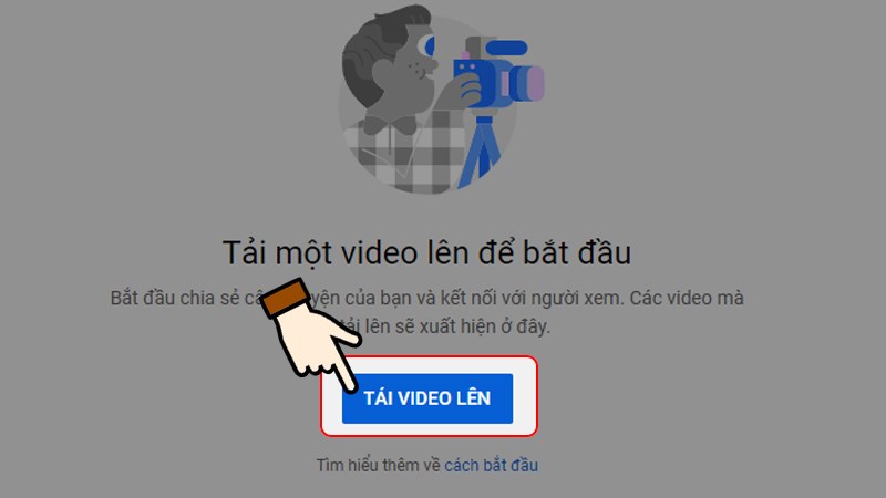 Tải video lên YouTube và chuyển về chế độ riêng tư