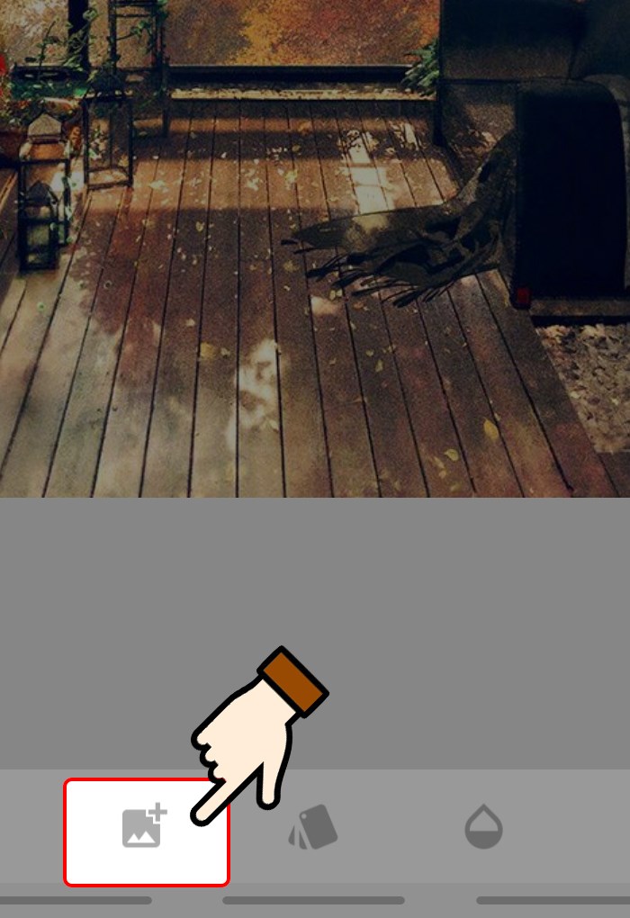 Nhấn chọn biểu tượng th&ecirc;m ảnh v&agrave; chọn ảnh thứ 2