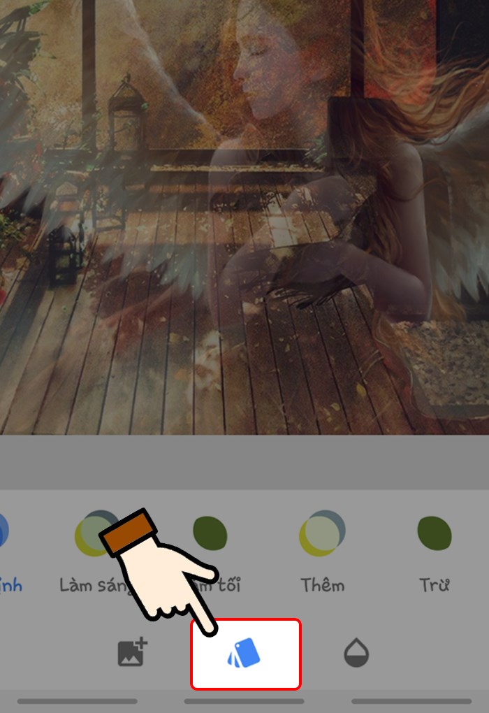 Nhấn chọn Style v&agrave; lựa chọn kiểu hiệu ứng phơi s&aacute;ng k&eacute;p