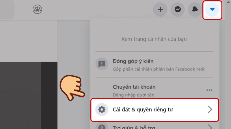 Đổi tên Facebook theo ngôn ngữ 1