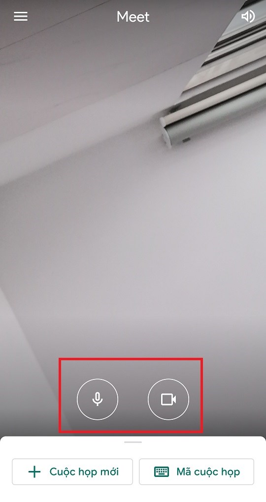 Chia sẻ màn hình bật camera mở micro trên Google Meet