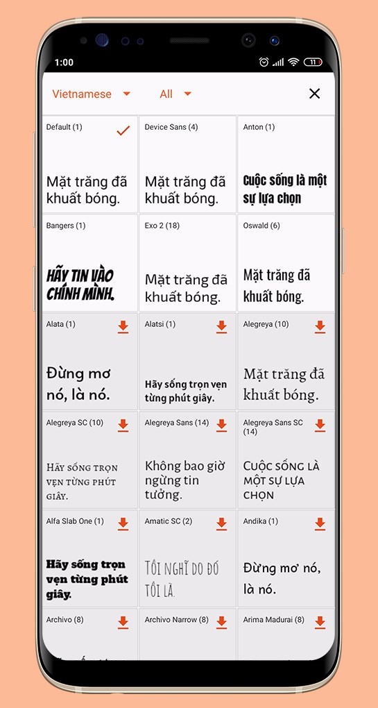 Bộ sưu tập phông chữ miễn phí hỗ trợ nhiều ngôn ngữ khác nhau