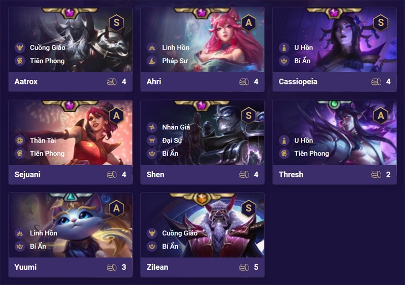 C&aacute;ch chơi, build đội h&igrave;nh Ahri Ti&ecirc;n Phong B&iacute; Ẩn DTCL M&ugrave;a 4