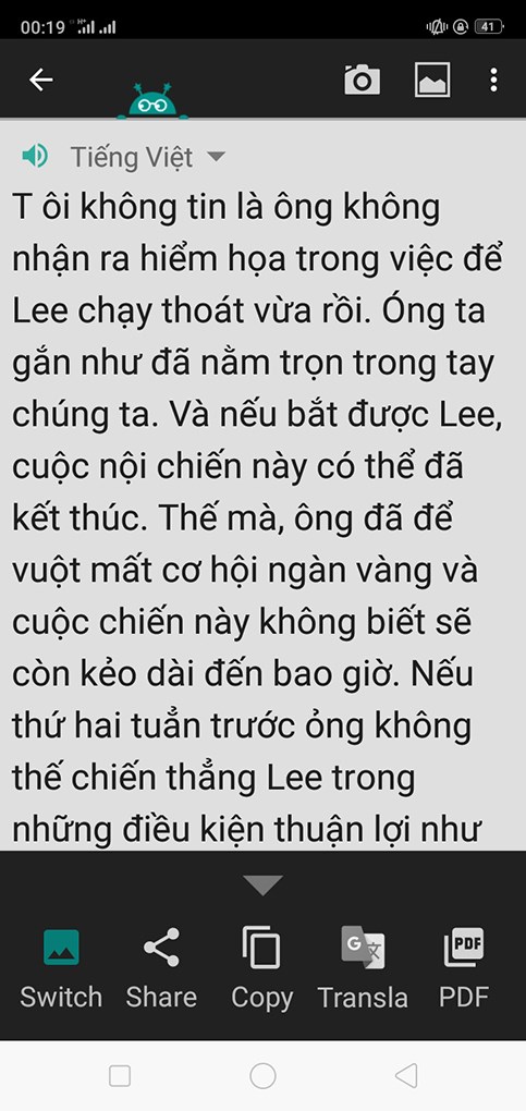 Hoàn thành văn bản đã được chuyển từ ảnh.