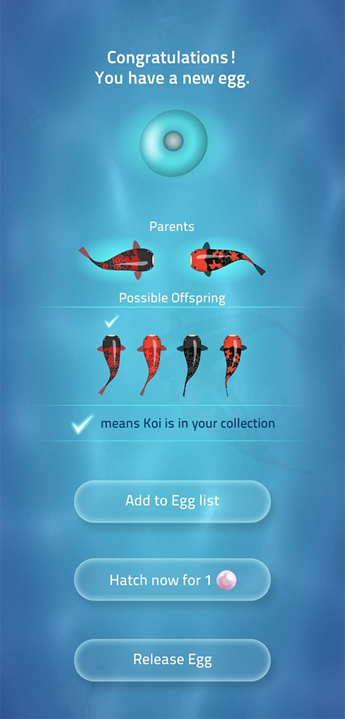 Dựa theo màu sắc của bố mẹ, cá con sẽ có những màu khác nhau