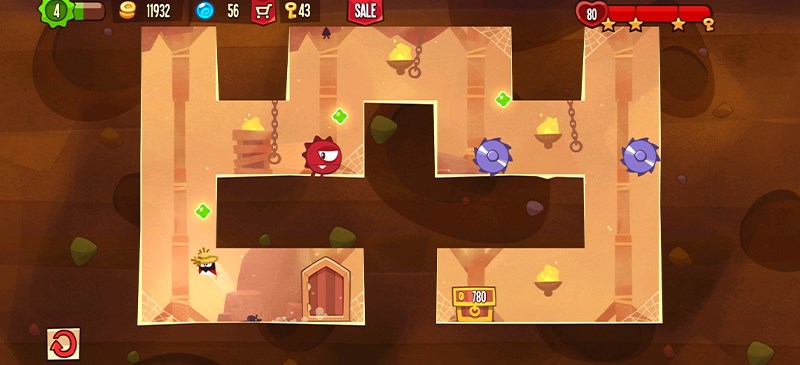 Cố gắng di chuyển v&agrave; vượt qua c&aacute;c chướng ngại vật