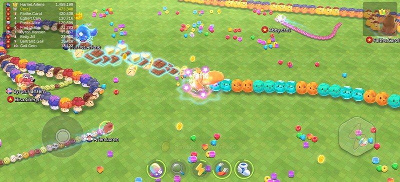 Sau khi tiêu diệt được đối thủ, người chơi có thể thu thập được những phần đuôi của họ