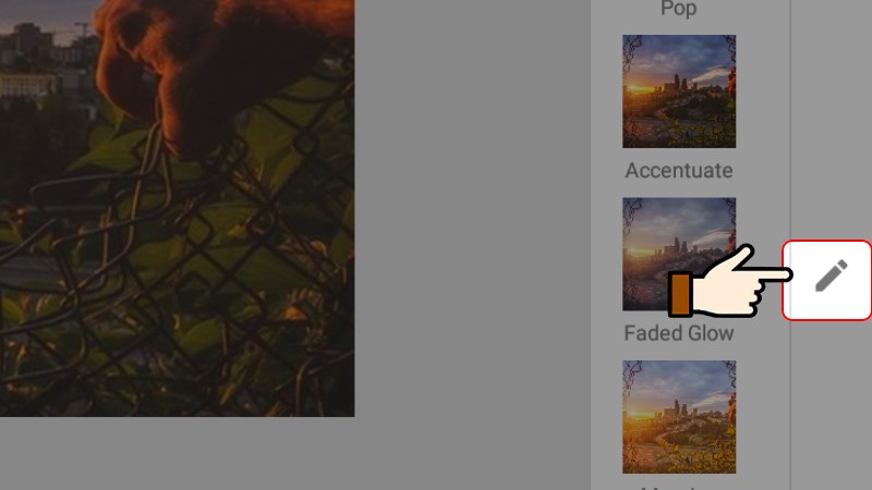 Chọn biểu tượng c&acirc;y b&uacute;t