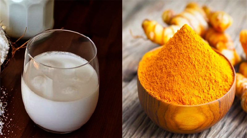 Nguyên liệu món ăn kem nghệ cốt dừa và kem nghệ chuối