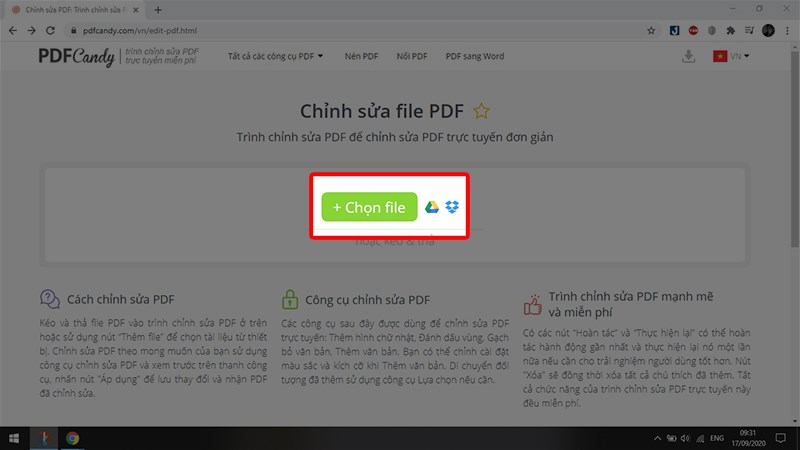 Xóa nền file pdf online