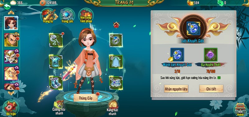 Tăng bậc trang bị 