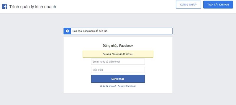 Nhập tên và xác nhận danh tính của bạn bằng thông tin đăng nhập Facebook.