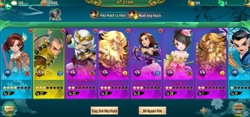 V&ocirc; số anh h&ugrave;ng t&ecirc;n tuổi với phẩm chất kh&aacute;c nhau