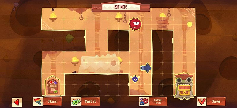 Giao dienj thiết lập bẫy