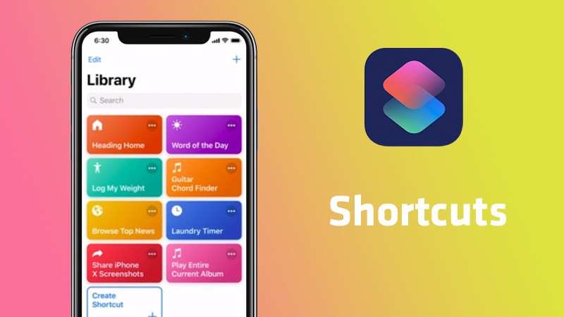 Shortcuts: Ứng dụng tạo widget phong c&aacute;ch ri&ecirc;ng