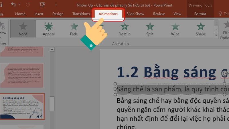 Cách tạo hiệu ứng chuyển trang, hiệu ứng đối tượng bất kì PowerPoint