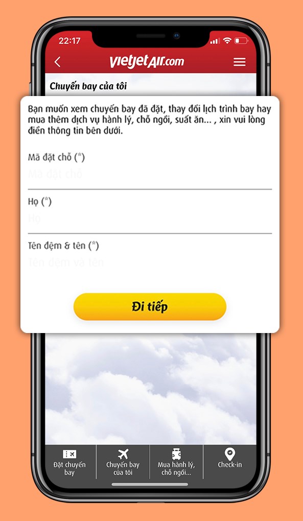 Cập nhật t&igrave;nh trạng chuyến bay chi tiết