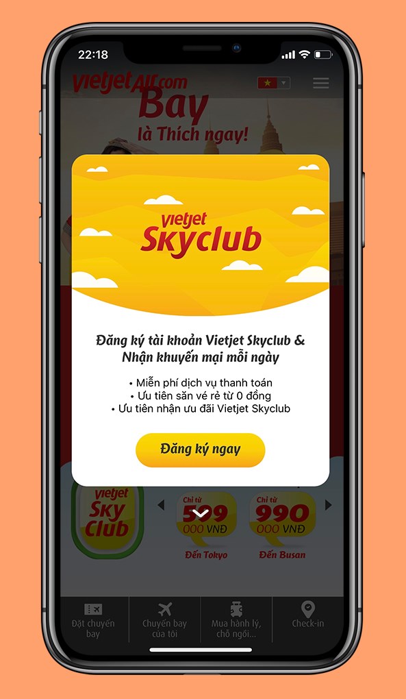 Đăng k&yacute; th&agrave;nh vi&ecirc;n để nhận được những ưu đ&atilde;i hấp dẫn