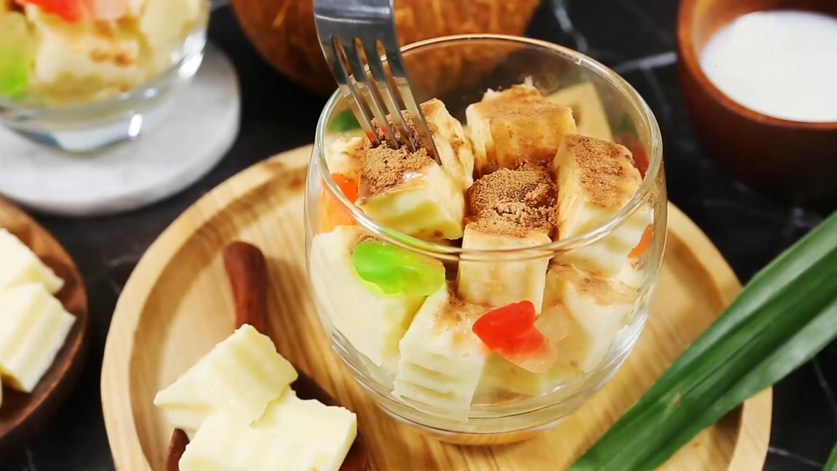 2 cách làm sữa chua dẻo sầu riêng và pudding sầu riêng ăn là nghiền