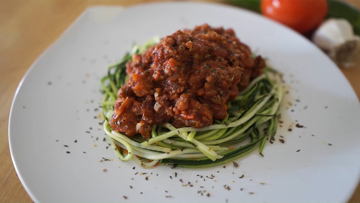 Spaghetti bí ngòi bò nấm