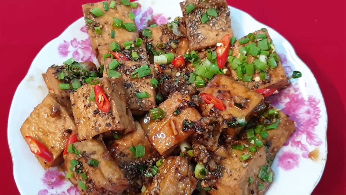 Đậu hũ kho tiêu