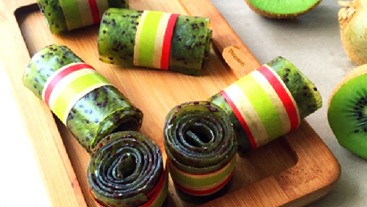 Kẹo cuộn kiwi