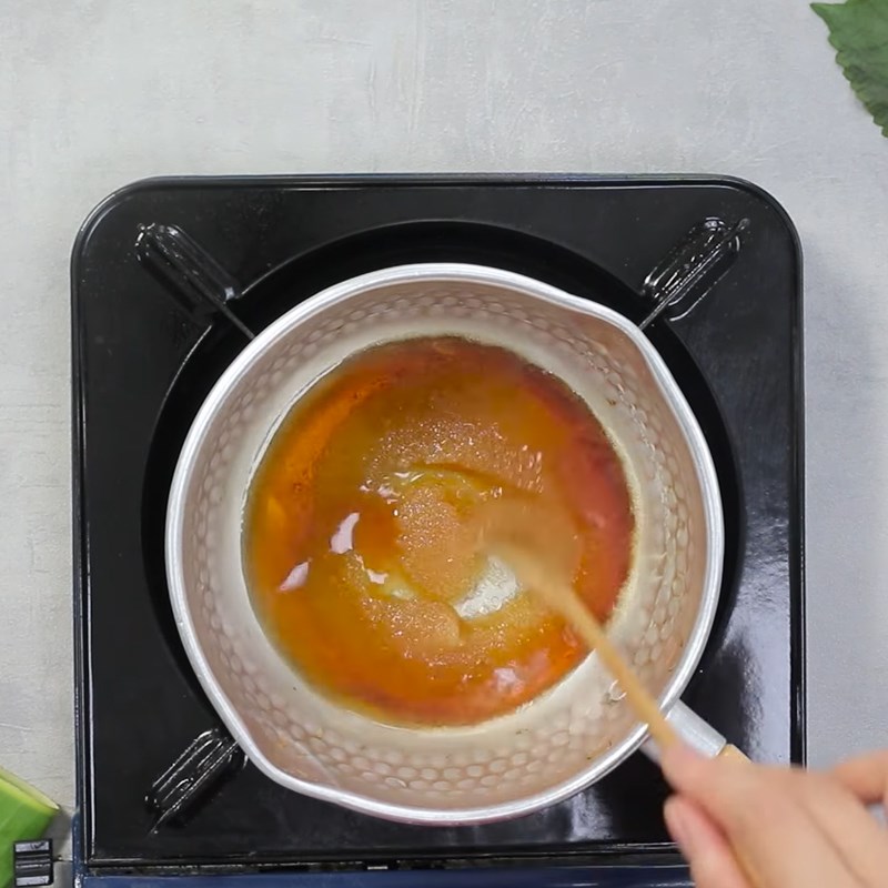 Bước 3 Pha nước sốt mắm tắc Đuôi heo chiên mắm tắc