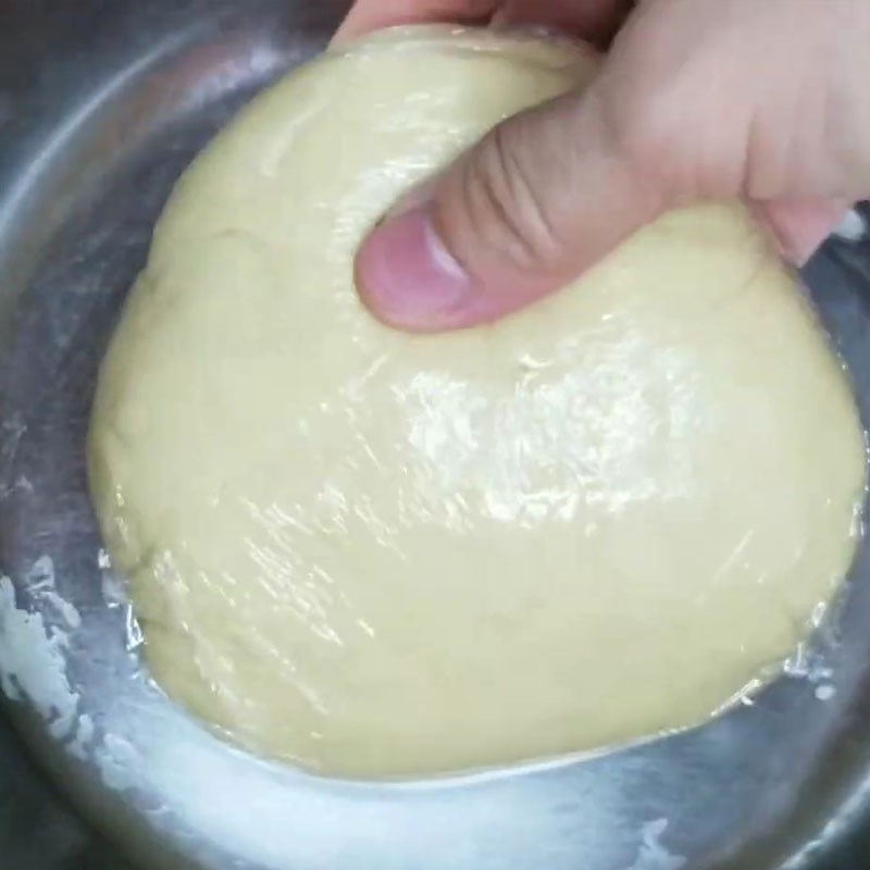 Bước 1 Trộn bột bánh Bánh quy gấu nhân kem