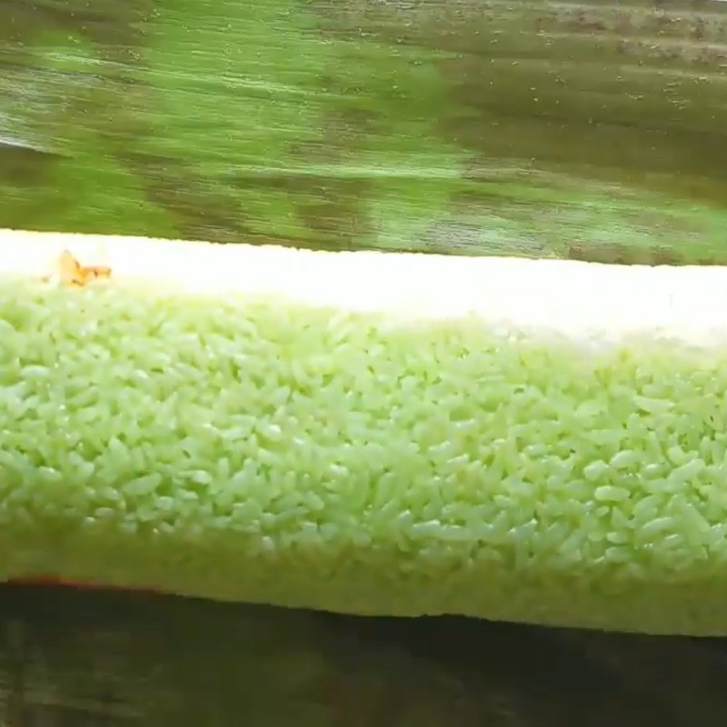 Bước 6 Cuộn xôi Xôi cuộn 3 màu