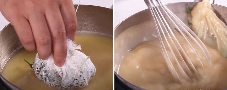 Bước 3 Hoàn tất sốt Veloute Sốt Velouté