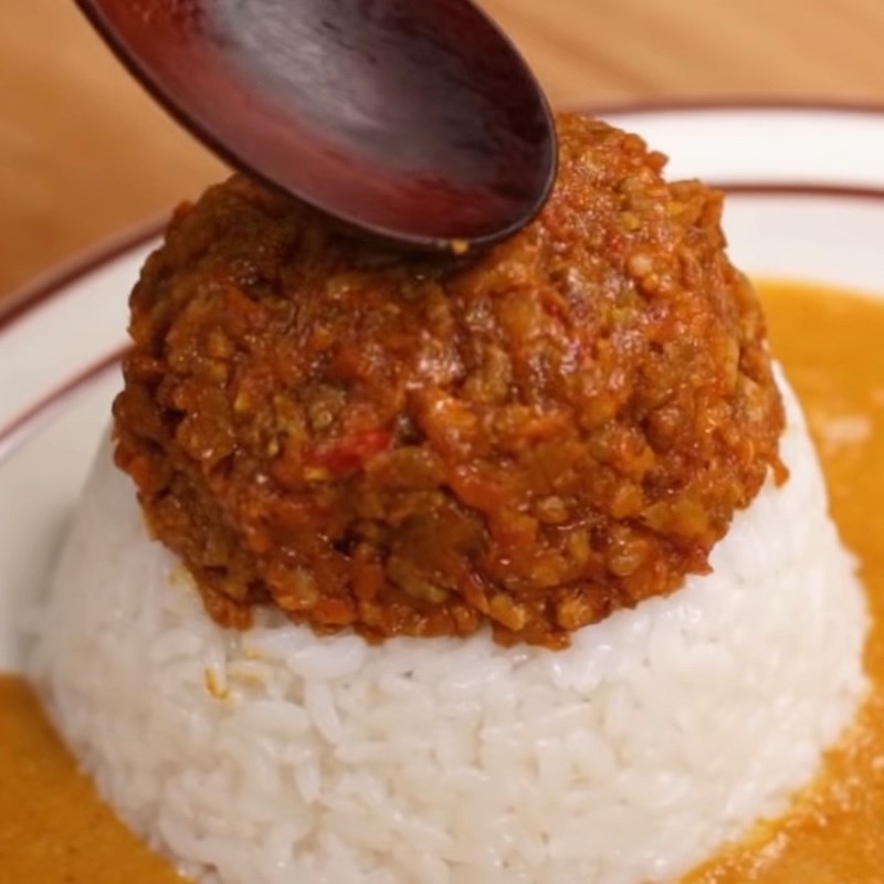 Bước 6 Hoàn thành Cơm cà ri thịt ba chỉ