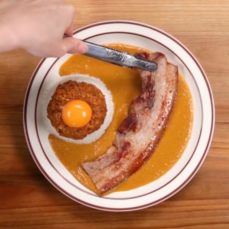 Bước 6 Hoàn thành Cơm cà ri thịt ba chỉ