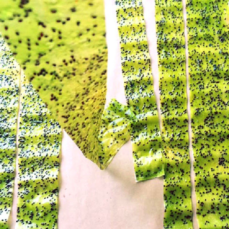 Bước 3 Hoàn thành Kẹo cuộn kiwi