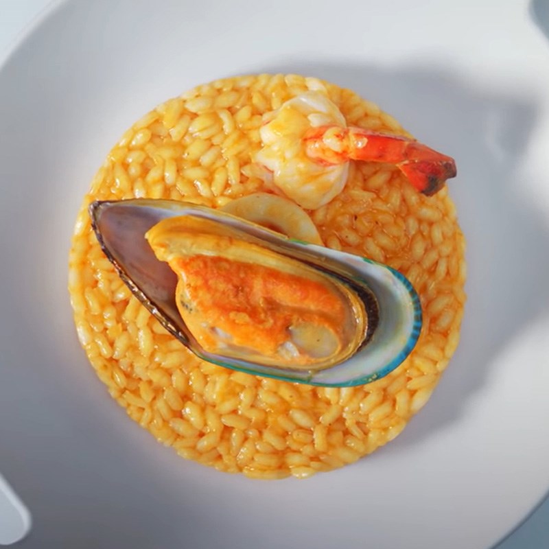 Bước 3 Hoàn thành Risotto hải sản