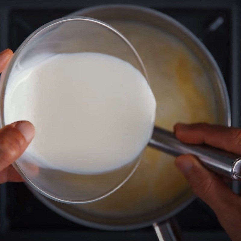 Bước 4 Làm nhân bánh Bánh su gạo lứt