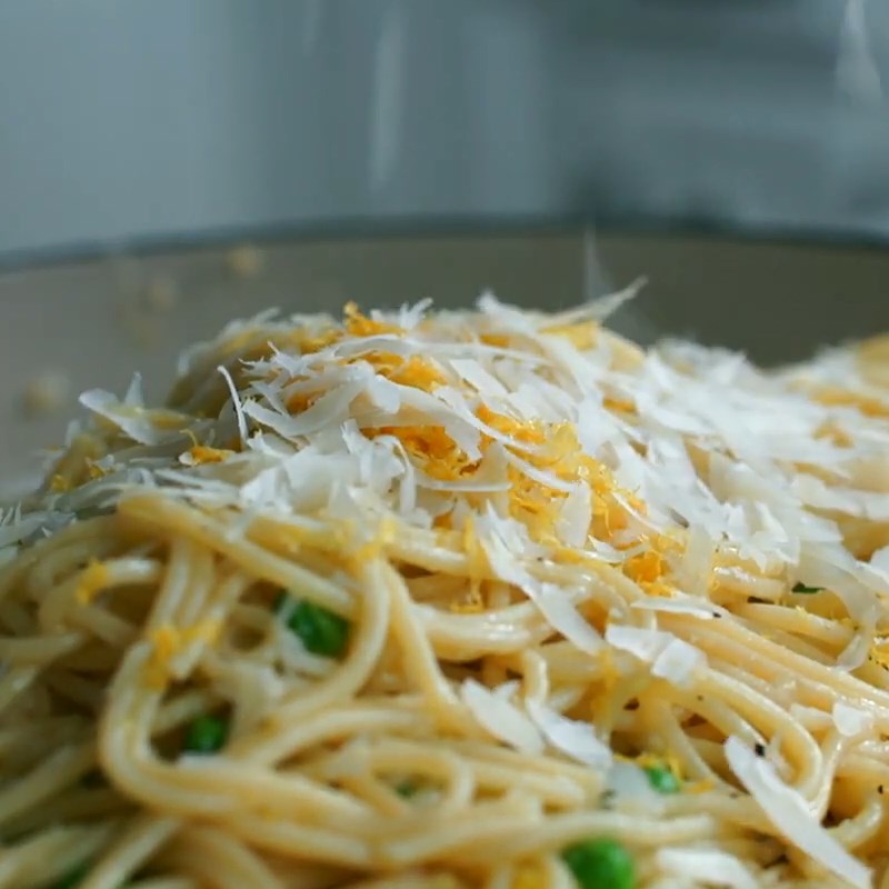 Bước 4 Làm spaghetti Spaghetti đậu hà lan nguyên hạt