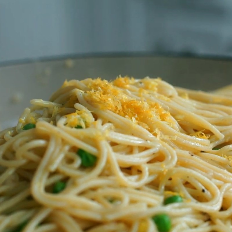 Bước 4 Làm spaghetti Spaghetti đậu hà lan nguyên hạt