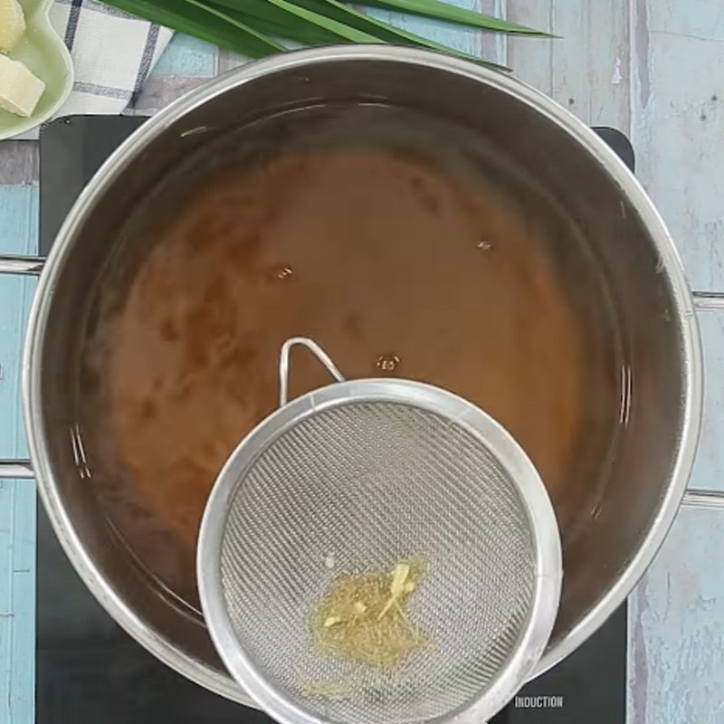 Bước 2 Nấu nước trà râu bắp Trà râu ngô