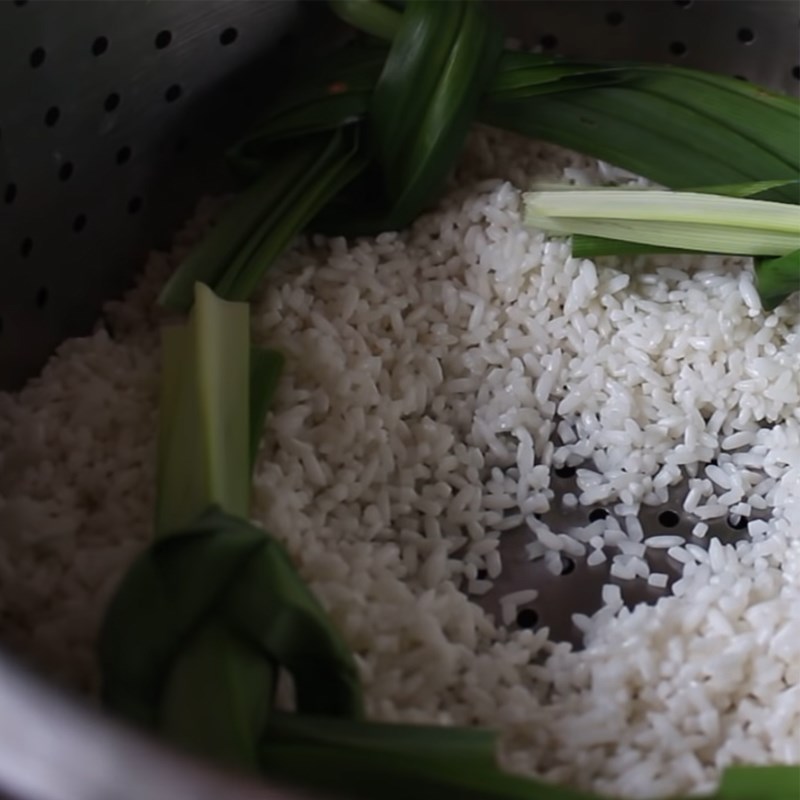 Bước 2 Nấu xôi Xôi tứ bảo