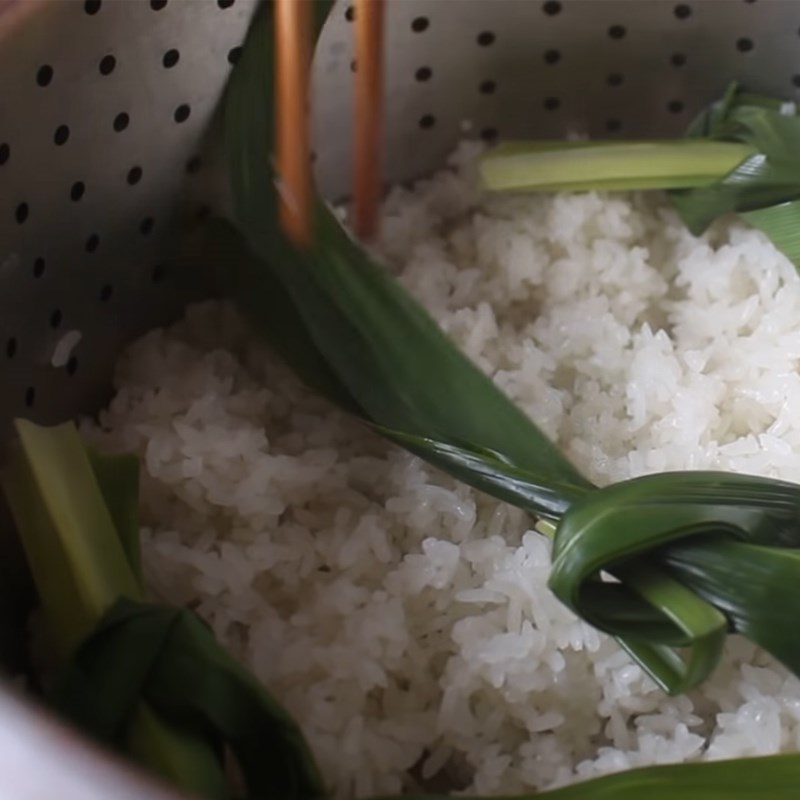 Bước 2 Nấu xôi Xôi tứ bảo