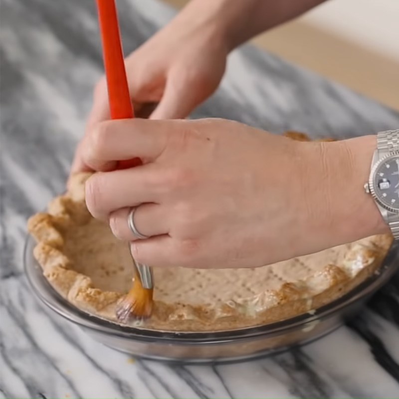 Bước 6 Nướng bánh Bánh bí đỏ (Pumpkin pie)