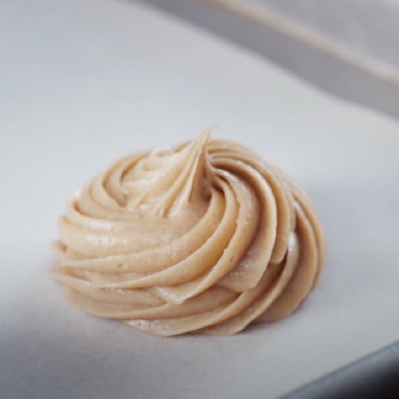 Bước 2 Tạo hình bánh Bánh su gạo lứt