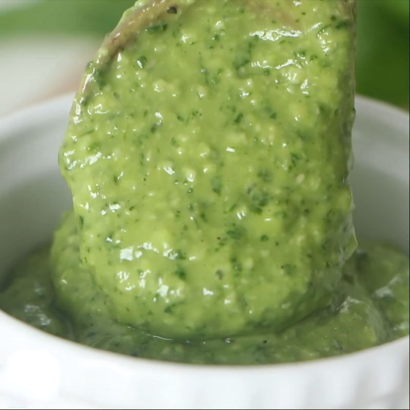 Bước 2 Thành phẩm Sốt Pesto chay