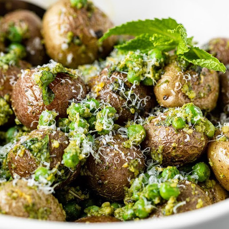 Bước 5 Thành phẩm Salad pesto khoai tây