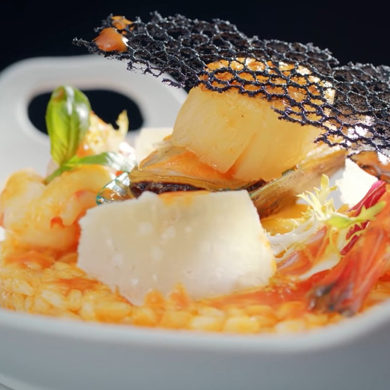 Bước 4 Thành phẩm Risotto hải sản