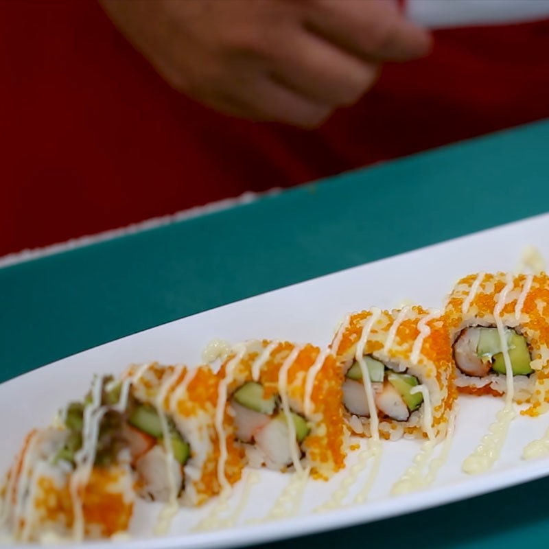 Bước 5 Thành phẩm Maki sushi