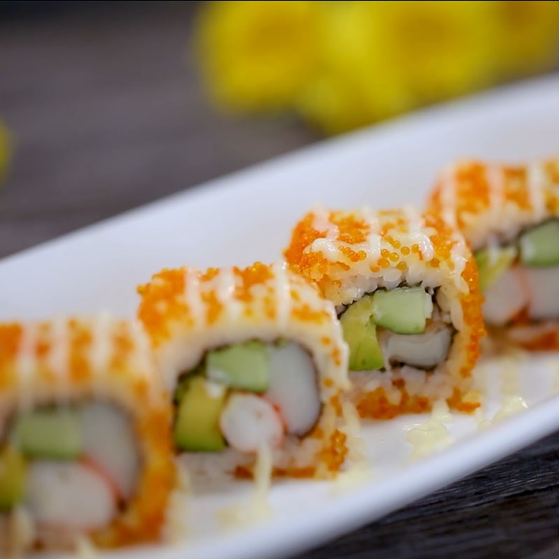 Bước 5 Thành phẩm Maki sushi